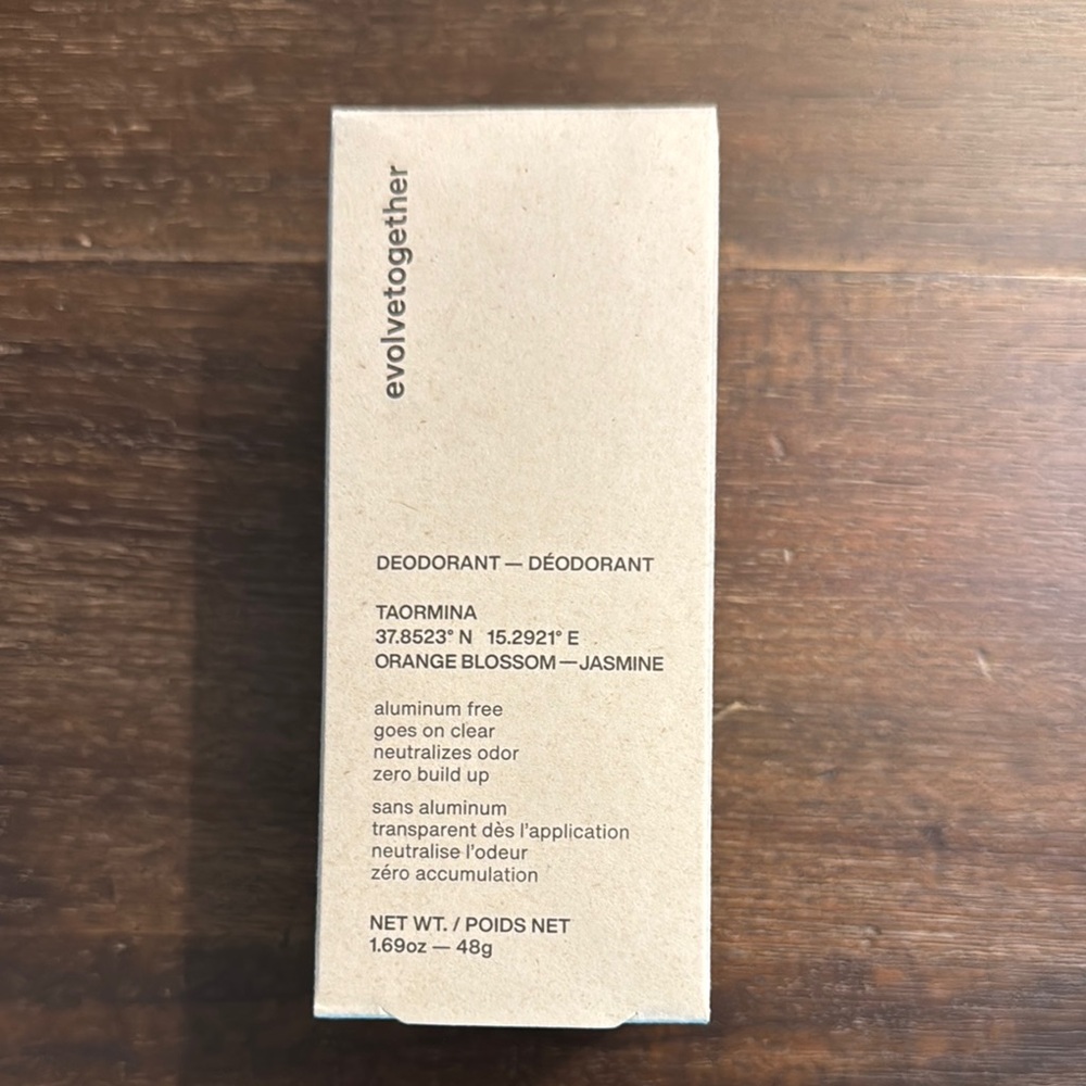 Evolve Together Deodorant with Orange Blossom and Jasmine
